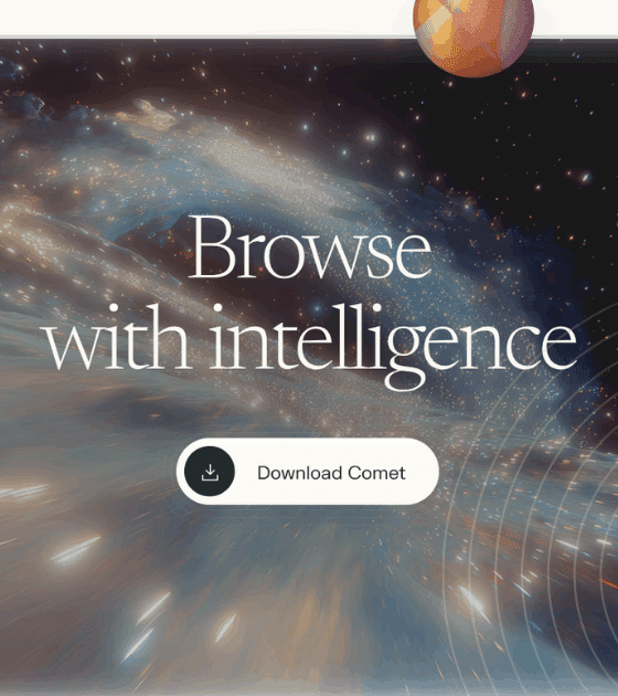 Page d’accueil d’un navigateur avec un fond spatial et une icône de document d’alerte suggérant une vulnérabilité permettant l’exécution de malwares.