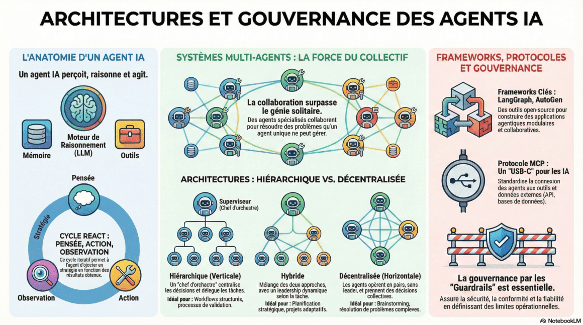 Agents IA : nouveaux leviers de productivité, nouveaux risques 9 Architecture et Gouvernance Agents IA (Notebooklm)