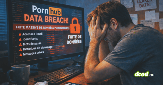 DCOD Fuite de donnees sur PornHub