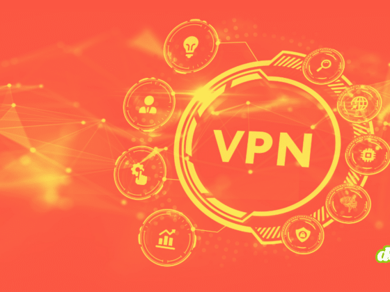 Illustration mettant en avant un VPN au centre d’un réseau numérique, entouré d’icônes symbolisant confidentialité, chiffrement, contrôle des accès et sécurité des échanges en ligne.