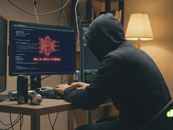DCOD Cybercriminalite Un hacker exploite un Dark LLM en pleine nuit