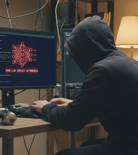 DCOD Cybercriminalite Un hacker exploite un Dark LLM en pleine nuit