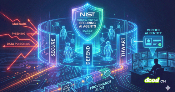 DCOD Visualisation du nouveau profil Cyber AI du NIST Un plan durgence pour securiser les agents IA dici 2026