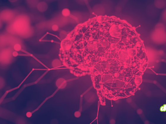 Illustration symbolisant la cyberdéfense AURA : un réseau de données IA (graphe de connaissances) infiltré par des nœuds factices indétectables, rendant la base de données illisible pour les pirates sans la clé de décryptage.