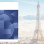 Couverture du document officiel de la Stratégie nationale de cybersécurité 2026-2030 de la France, superposée sur un fond montrant la Tour Eiffel et le logo dcod.ch.