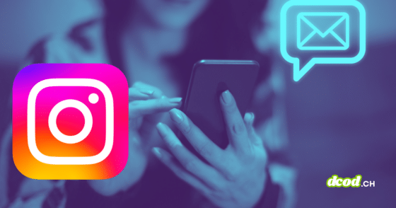 Illustration Instagram et smartphone sur le chiffrement de bout en bout des messages.