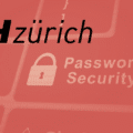 Illustration sur la cybersécurité montrant le logo de l'ETH Zurich et un clavier d'ordinateur symbolisant une faille des gestionnaires de mots de passe.