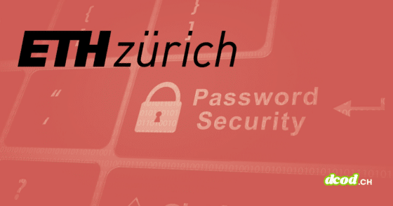 Illustration sur la cybersécurité montrant le logo de l'ETH Zurich et un clavier d'ordinateur symbolisant une faille des gestionnaires de mots de passe.
