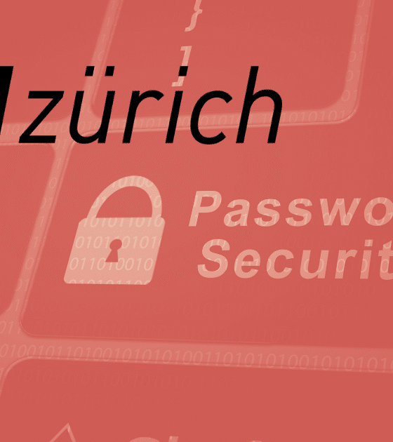 Illustration sur la cybersécurité montrant le logo de l'ETH Zurich et un clavier d'ordinateur symbolisant une faille des gestionnaires de mots de passe.