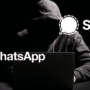 Image d'illustration de l'attaque sur les messageries : un pirate en pull à capuche devant son ordinateur, avec les logos WhatsApp et Signal affichés, incluant le filigrane d'expert dcod.ch.