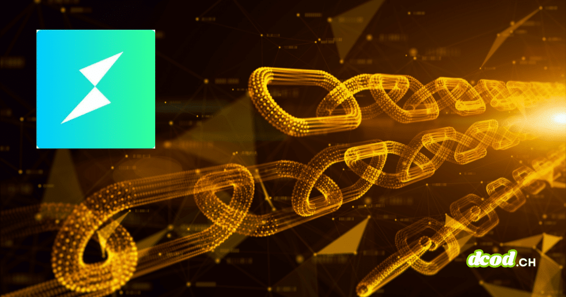 Représentation conceptuelle de la blockchain THORChain illustrant les transferts de fonds crypto.