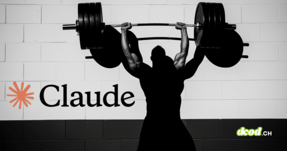 Illustration de Claude Mythos d'Anthropic, une IA surpuissante qui menacerait le Web, représentée par une silhouette soulevant une charge massive pour symboliser sa puissance technologique.