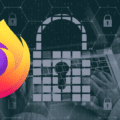 Illustration de l'article "Firefox déploie un VPN gratuit et un disjoncteur IA" montrant le logo coloré de Firefox à côté d'un grand cadenas stylisé, sur un fond de réseau numérique hexagonal avec le logo dcod.ch.