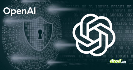 Illustration pour le média DCOD montrant le logo OpenAI et un bouclier de protection numérique symbolisant le lancement de GPT-5.4-Cyber dans la course contre Anthropic pour le leadership de la cybersécurité.