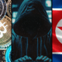 Illustration de l'exploit Kelp DAO et Aave de 290M$ par la Corée du Nord : montage d'actifs numériques, d'un pirate informatique et du drapeau nord-coréen.