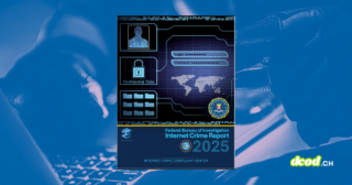 Montage visuel DCOD montrant un hacker au clavier en arrière-plan bleuté, superposé à la couverture officielle du rapport IC3 2025 dans lequel le FBI confirme 20,9 milliards de pertes liées à la cybercriminalité.