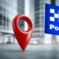 Image d'illustration montrant une épingle de localisation rouge et un panneau de police pour l'article sur la faille critique Bluetooth permettant de traquer les policiers en temps réel.