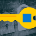 Une illustration graphique sur fond de circuits imprimés numériques sombres, représentant visuellement la faille BitLocker YellowKey, une vulnérabilité critique et vieille de plusieurs années qui affecte le système d'exploitation de Microsoft. Au premier plan, une grande clé jaune stylisée, frappée du logo bleu de Windows, symbolise l'accès forcé aux mécanismes de chiffrement. En arrière-plan, une série de cadenas grisés et alignés illustre les couches de sécurité informatique et la protection des données désormais compromises par cette faille matérielle. Le logo officiel du média dcod.ch apparaît discrètement dans le coin inférieur droit de l'image.