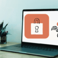 Ordinateur portable ouvert sur un bureau affichant des illustrations de sécurité matérielle avec un cadenas et un fil tendu, illustrant la découverte de failles par l'IA Mythos d'Anthropic sur la puce M5 d'Apple pour le média DCOD.