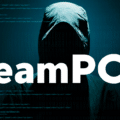 Illustration de couverture de dcod.ch montrant une silhouette sombre de pirate informatique encapuchonné sur fond de lignes de code bleu-vert, avec l'inscription centrale blanche TeamPCP, représentant TeamPCP : le gang qui piège la supply chain logicielle.