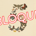 Illustration montrant un grand chiffre 5 formé de papillons rétro, barré en biais par l'inscription rouge « BLOQUÉ » avec le logo DCOD. Ce visuel accompagne l'information majeure : Fable 5 et Mythos 5 suspendus, coupant ainsi l'accès mondial à ces technologies.