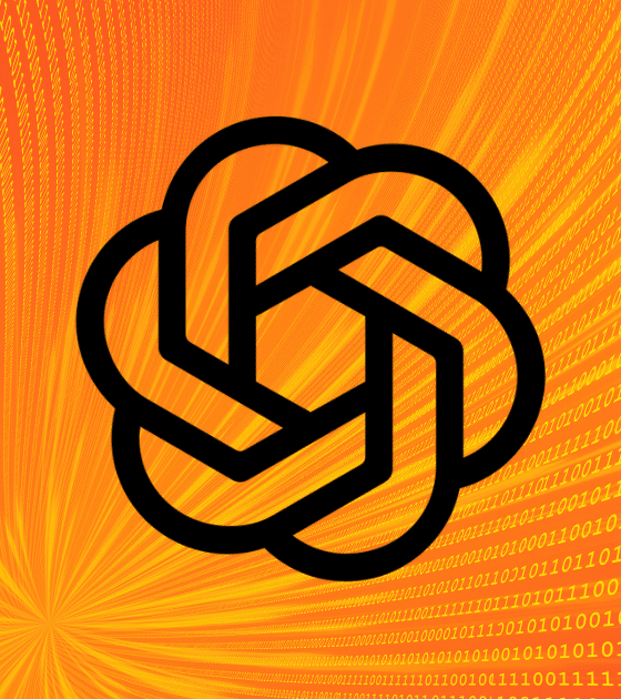 Logo d'OpenAI sur fond de code binaire orange illustrant comment le mode Lockdown de ChatGPT verrouille la fuite de données](DCOD - Le mode Lockdown de ChatGPT verrouille la fuite de données