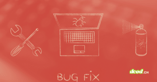 Illustration conceptuelle pour le Patch Tuesday de juin 2026 : un ordinateur portable avec un bug sur l'écran est entouré d'outils et d'un spray de débogage, symbolisant la chasse record aux failles débusquées par l'IA.