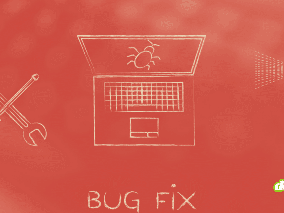 Illustration conceptuelle pour le Patch Tuesday de juin 2026 : un ordinateur portable avec un bug sur l'écran est entouré d'outils et d'un spray de débogage, symbolisant la chasse record aux failles débusquées par l'IA.