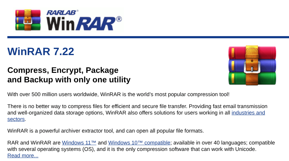 Des attaquants russes exploitent une faille de WinRAR contre des organisations ukrainiennes