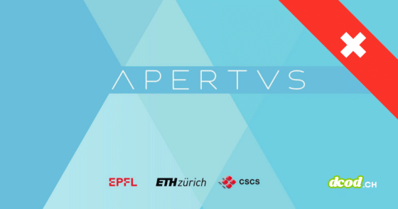 Image de couverture pour la nouvelle version du modèle d'IA souveraine suisse Apertus 1.5, affichant les logos de l'EPFL, de l'ETH Zürich, du CSCS et du drapeau suisse.