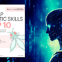 Couverture du rapport OWASP Agentic Skills Top 10 juxtaposée à un profil d'agent IA humanoïde futuriste en bleu, illustrant les failles de sécurité des compétences autonomes.