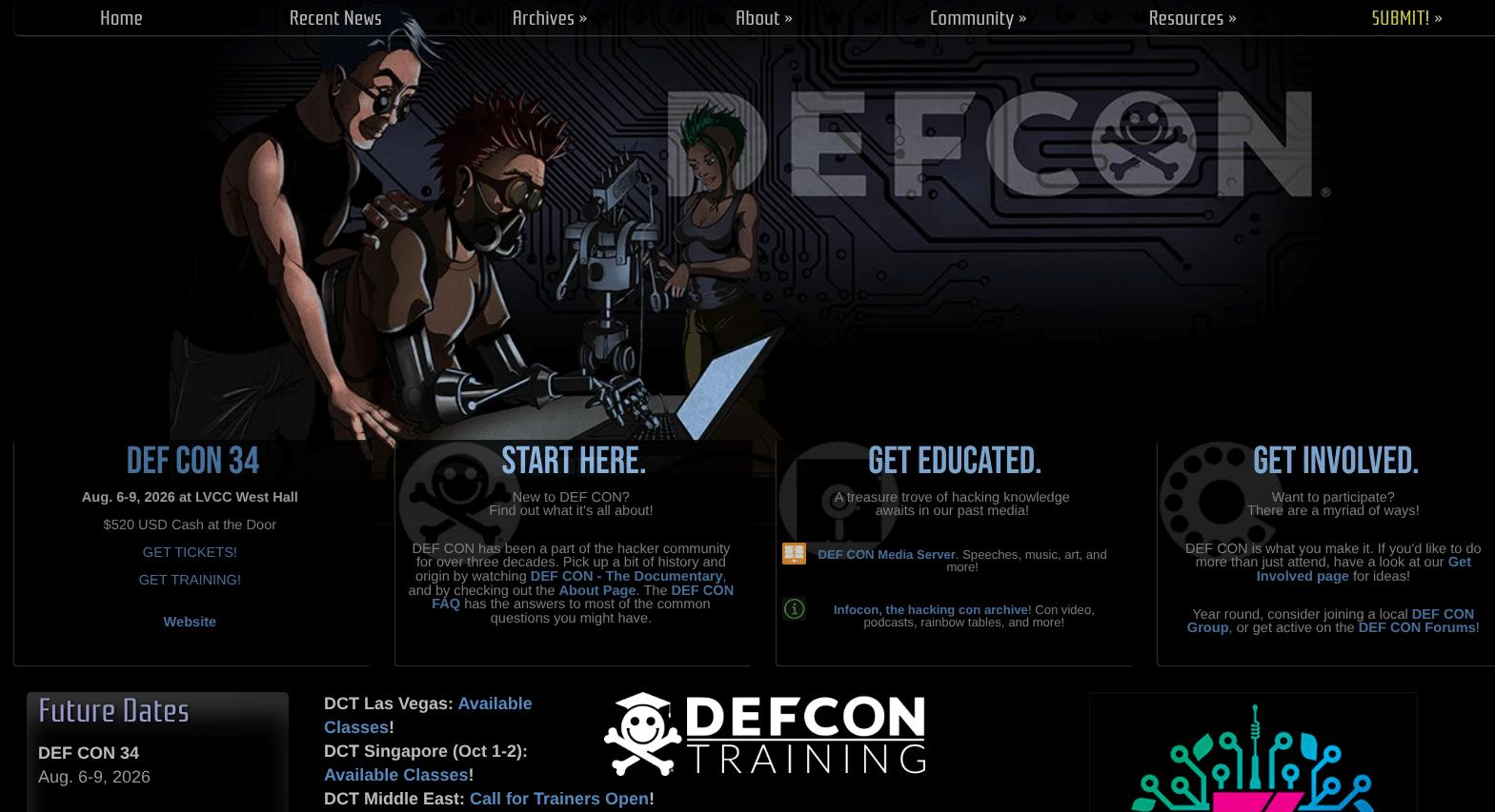 DEF CON bannit les lunettes connectées à caméra pour sa 34e édition 10 defcon.org