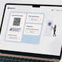 portail agov.ch, ordinateur portable, QR code et clé de sécurité. Crédit: Chancellerie fédérale suisse